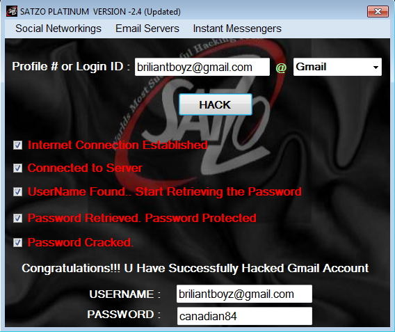 email password hacker download